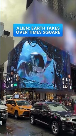 Alien: Earth Takes Over Times Square
