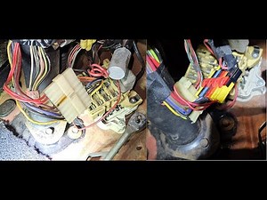 1971 Plymouth 'cuda - Making a replacement under steering column starter/ignition connector
