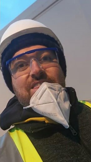 Opening shutter door with a hand drill