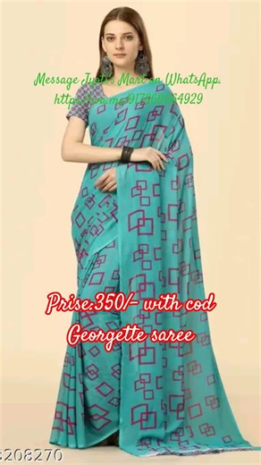 Georgette sareeMessage Jyoti's Mart on WhatsApp. https://wa.me/917869064929#short#georgette#fashion