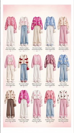 15 Cute Cardigan Outfit Ideas Every Girl Will Love 💖✨#fashion #youtubeshorts