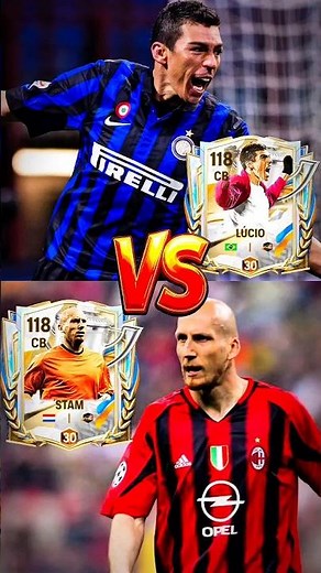 Lucio 🆚 Stam 🔥! Better CB🤔? (Gameplay wise)!! #fcmobile #fifamobile
