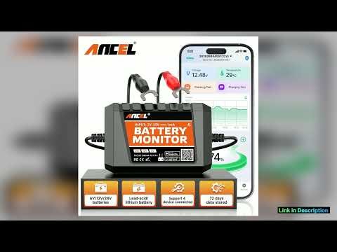 ANCEL BM300 Pro Bluetooth Car Battery Tester Charging Cranking System Tester Battery Monitor 6V