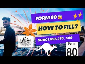 Can we Submit FORM 80 Skill Assessment as a Self-Applicant 🤔 | 2024 | #subclass190 | Offshore