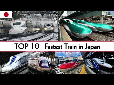 Top 10 Fastest Train in Japan 2025 || Japanese High Speed Rail