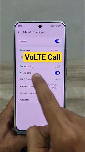 how to enable VoLTE calls on realme #android #quicktips #techshorts