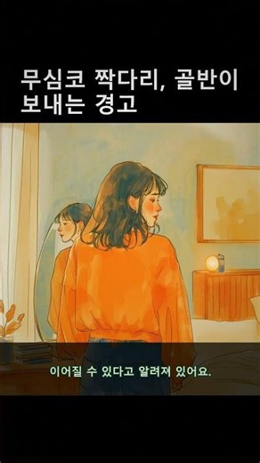 무심코 짝다리, 골반이 보내는 경고 #골반교정 #자세교정 #허리통증 #체형관리 #바른자세