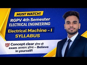 RGPV 4th Sem Electrical Machine 1 Syllabus 🔥 Complete Unit-Wise Guide | EE402