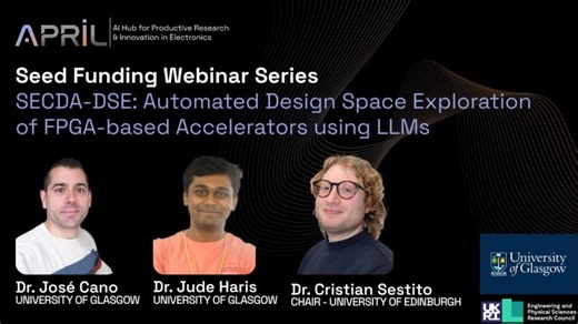 Webinar | SECDA-DSE: Automated Design Space Exploration of FPGA based Accelerators using LLMs | APRIL AI Hub