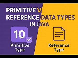 What is the difference between a primitive data type and a reference data type in Java? Q 26