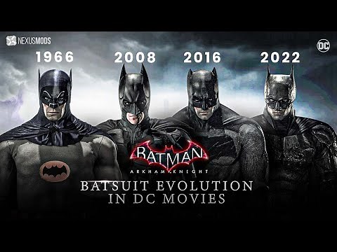 Batman Suits Evolution in Movies | Batman: Arkham knight (1966 to 2022)