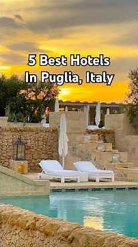 5 BEST hotels in Puglia, Italy🇮🇹 #puglia #pugliagram #italyhotelsreview #luxuryhotel #italytravel