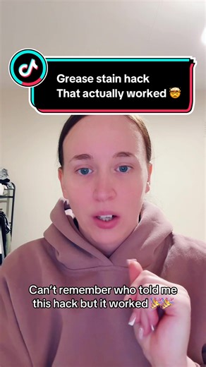 Grease Stain Removal Hack with Fairy Liquid