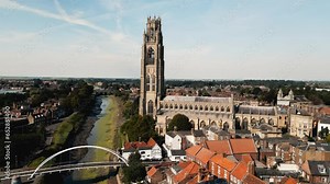 Boston, Lincolnshire: A UK market town with rich history, where the Pilgrim Fathers originated. Notable for St. Botolph's Church.