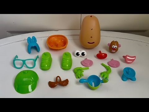 New Mr.Potato Head part and different ￼style Potato Head ￼with 19 pieces