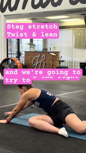 Stag Stretch with Twist & Lean | Deep Glute & Hip Release