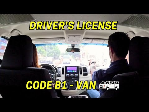 Driver's license code B1 - Van 🚐