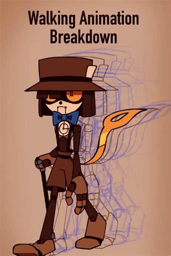Animation Breakdown of Cleon Walk by ToonSquid