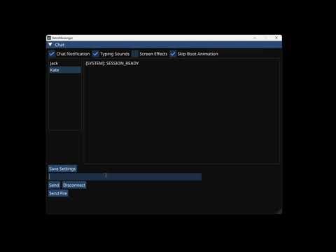 Retro Messenger multi-chat demo
