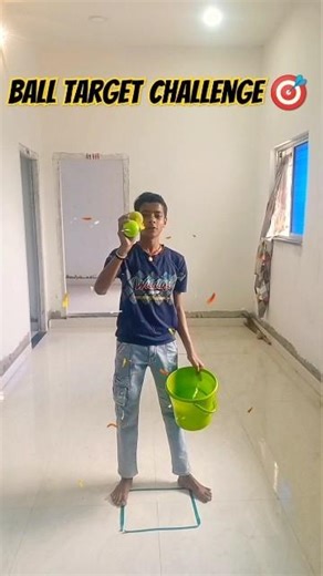 Ghar par Ball Target Challenge 🎯 try kiya 😆Target hit hoga ya miss?#shorts#challenge#funny #minivlog