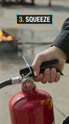 how to use fire extinguisher easy steps #howto #firefighter #fire