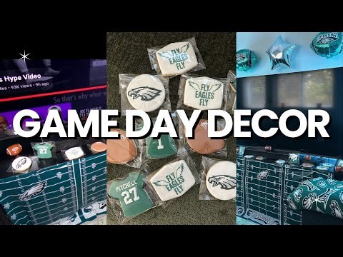DIY Game Day Decoration | Football Watch Party Decor