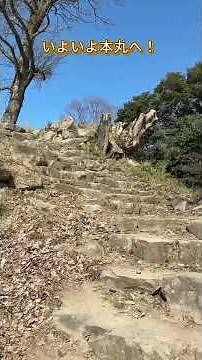鳥取城山上ノ丸に登城開始！#鳥取城跡#日本100名城 #城跡 #鳥取県