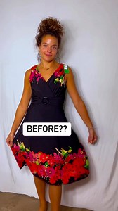 11K views · 369 reactions | This red and black dress keeps losing the vote, but I'm going to show it to you guys anyways because it's me and Madi's favorite! Do you guys love it?? #upcycle #sewing #thriftedfashion | Madi Mac Fashions | Facebook