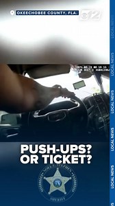 741K views · 16K reactions |  TICKET OR PUSH-UPS? | When an Okeechobee teen got pulled over for speeding near a school zone, Sgt. Cauley gave him a choice: citation or sweat. The student dropped to the grass and cranked out push-ups—with the sergeant joining in  Read more: https://bit.ly/4mutBjd | CBS 12 News | Facebook