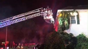 5.3K views · 18 reactions | MUST SEE VIDEO: Fire officials tell us the vehicle came within five to ten feet of crashing into this Rensselaer County home Video Credit: Sidewinder Photography. FULL STORY: https://cbs6albany.com/news/local/driver-sought-after-fiery-rollover-in-speigletown | WRGB CBS 6 News, Albany | Facebook