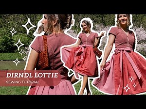 MAKING A DIRNDL AGAIN! (a design I've never done before) - THISISKACHI DIY
