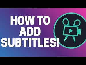 How To ADD Subtitles in Movavi Video Editor Plus 2022