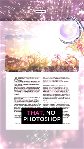 CreativePro Network | In this short #InDesign video, Khara Plicinic shows how easy it is to fill out a photo frame using the new Generative Expand option. | Instagram