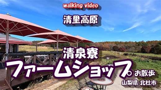 清里高原 【4Kお散歩シリーズ】 ~清泉寮ファームショップ~ : コロちゃんの旅日記
