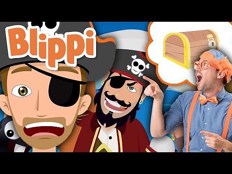The Pirate Song | Blippi | Sing Along With Blippi | Funny Videos & Songs For Kids