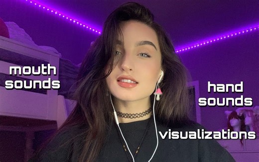 ASMR - Fast & Aggressive Mouth Sounds, Hand Sounds, & Visualizations