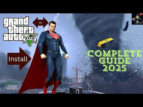 🎮 How to Install SUPERMAN in GTA 5 | JulioNIB Mod (2025 Guide) 🦸‍♂️‪@modsgamer77‬