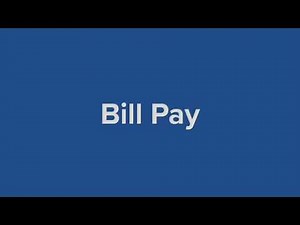How to use Online Banking Bill Pay