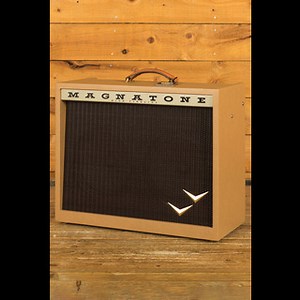 Magnatone Panoramic Stereo Electric Guitar Amplifier Combo - 12W Stereo - 2x10" - Camel w/Oxblood