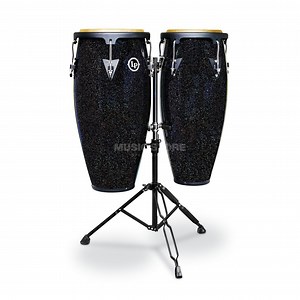 Latin Percussion LPA646-BM Aspire Santana Conga Set 10"/11" Black M...