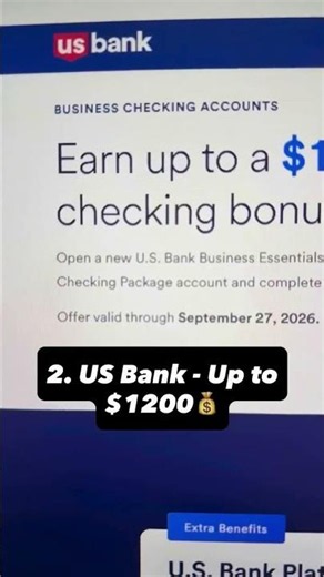 🚨 4 BUSINESS CHECKING ACCOUNTS THAT MAY OFFER BONUSES OR REWARDS. 💰🏦