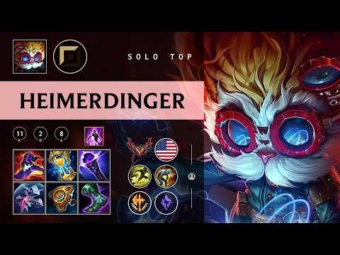 Heimerdinger Top vs Udyr - NA Grandmaster Patch 26.05