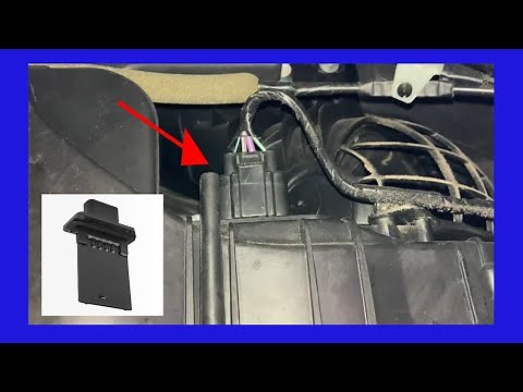 Ford Escape Fan Only Works On High | Easy Fix | Blower Motor Resister