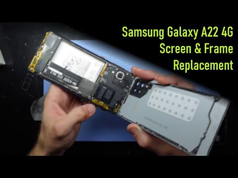 Samsung Galaxy A22 4G Display and Frame Replacement