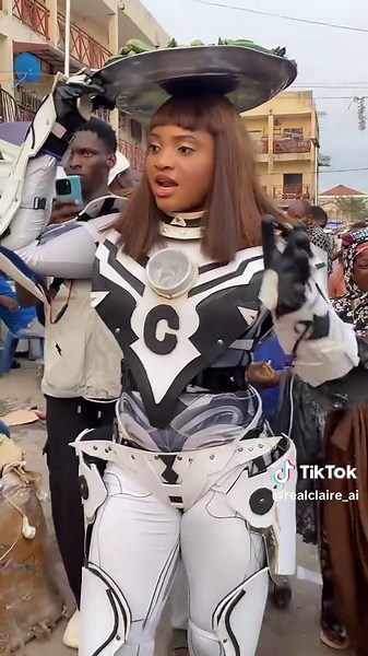 Robot Sells Okro in Abuja Market Amid Economic Hardship