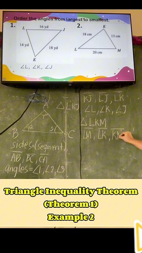 Triangle Inequality Theorem-Theorem 1 (Example 2) #mathematics #Math8 #mathtutor #mathlesson #mathematician #MathTinik #mathskills #mathisfun #revisedkto12curriculum #mathteacher #MaamPagayon | Mommy Eiram MiniVlog