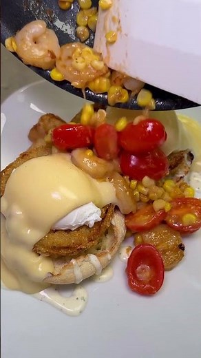 Low Country Shrimp Benedict ASMR