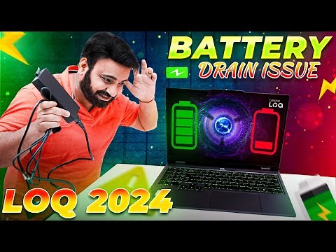 Lenovo LOQ 2024 | Battery Drain While Gaming | Is It Big Issue Or Feature?