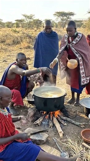 So Real! Maasai Tribe Cooking in the African Wild 🔥🍲 | Primitive Life