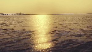 Sun setting over the Chesapeake Bay | The Beach Is My Happy Place